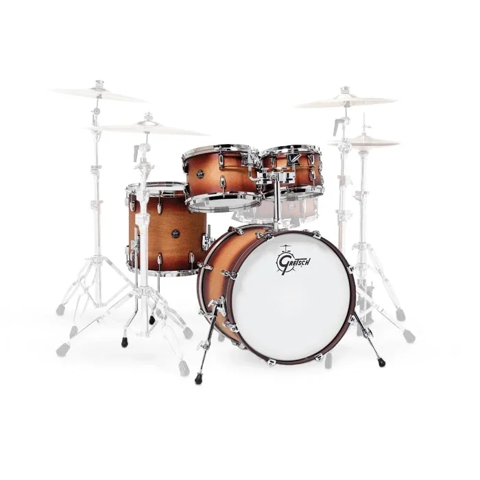 Gretsch Drums Renown RN2-E604 4-Piece Shell Pack – Satin Tobacco Burst