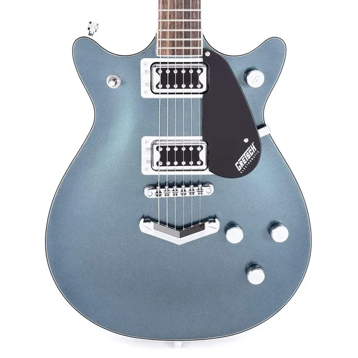 Gretsch G5222 Electromatic Double Jet BT Jade Grey Metallic w/V-Stoptail