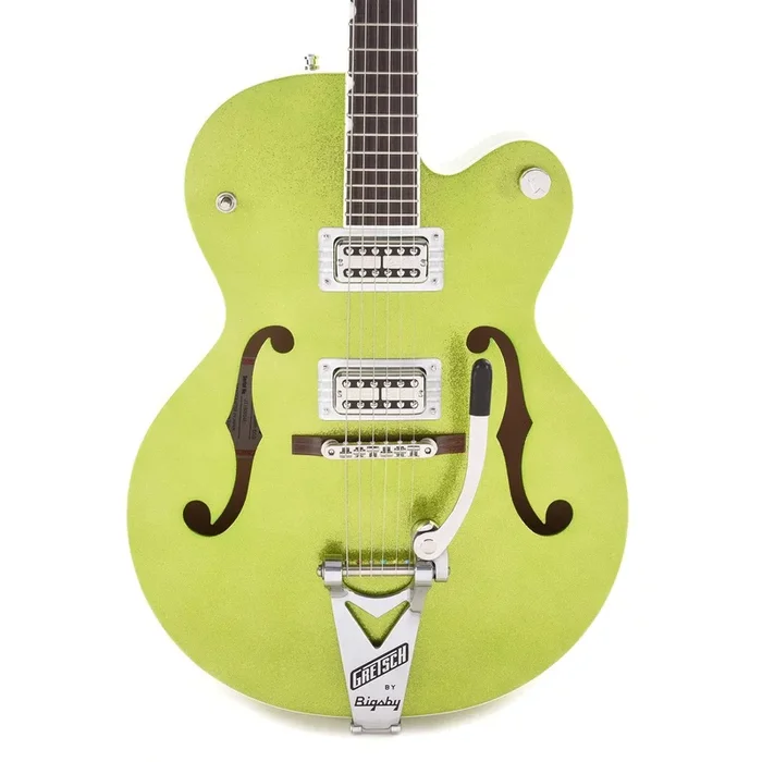 Gretsch G6120T-HR Brian Setzer Signature Hot Rod Hollow Body Extreme Coolant Green Sparkle