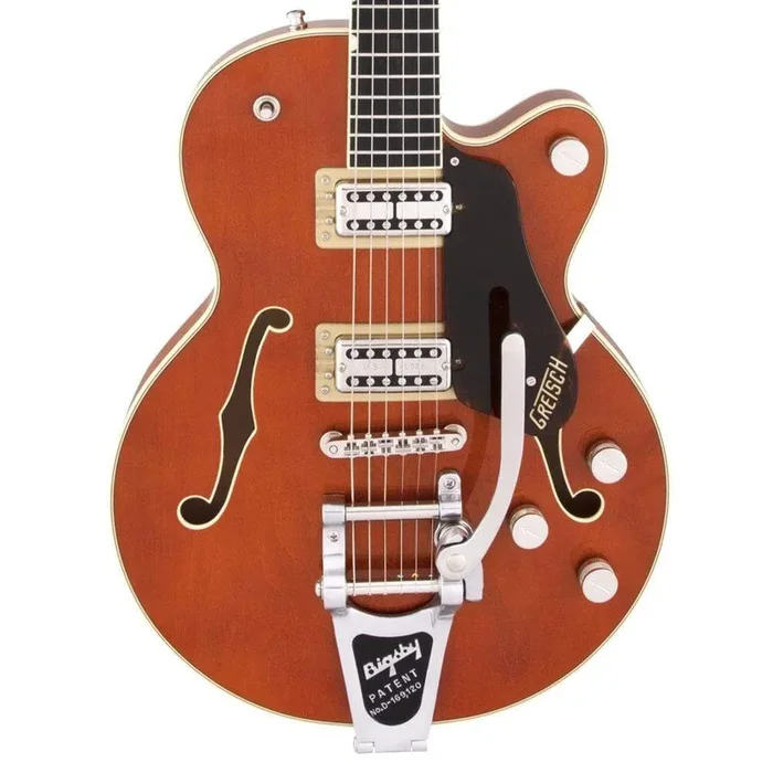 Gretsch G6659T Players Edition Broadkaster Jr. Center Block Single-Cut Roundup Orange w/Bigsby
