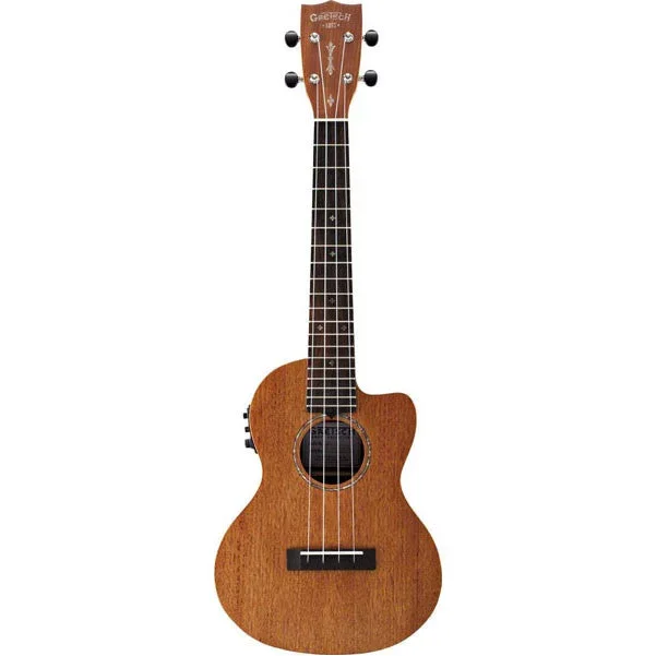 Gretsch G9121 Tenor ACE Electro Acoustic Ukulele with Gig Bag – Honey Mahogany Stain