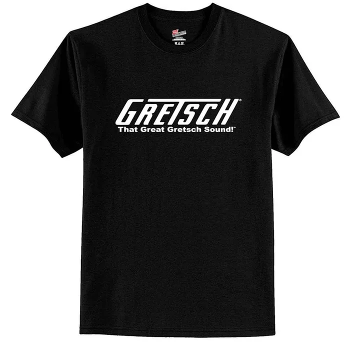 Gretsch Logo T-Shirt Black T-Roof Large