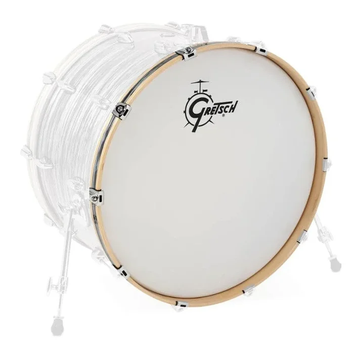 Gretsch Renown 24 In Bass Drum Hoop Silver Oyst Pearl