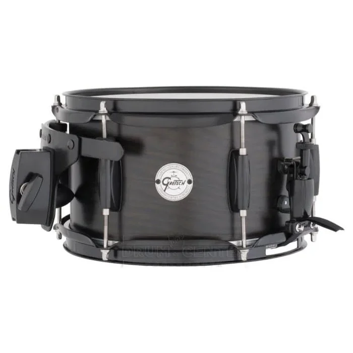 Gretsch S1-0610-ASHT Full Range Ash Snare Drum 10×6 Satin Ebony w/Mount