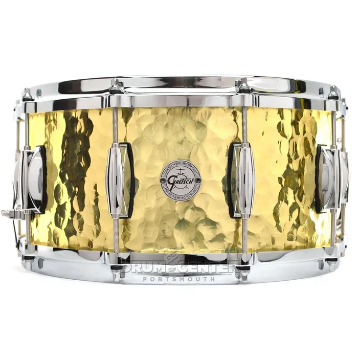 Gretsch S1-6514-BRH Full Range Hammered Brass Snare Drum 14×6.5