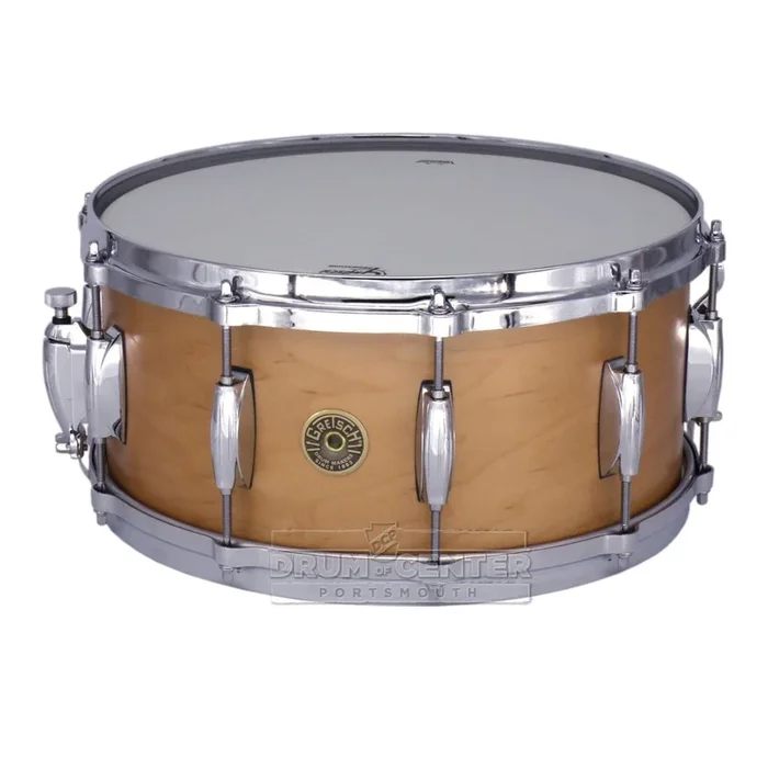 Gretsch USA Custom Ridgeland Snare Drum 14×6.5 Satin Natural