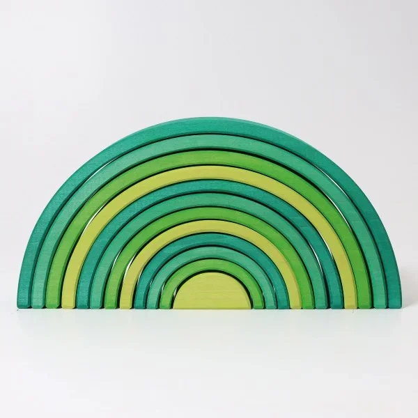 Grimm’s tunnel rainbow forest green
