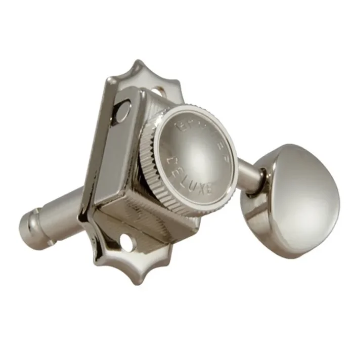 Grover Roto-Grip Locking Deluxe Vintage Machine Heads (Set) – Nickel