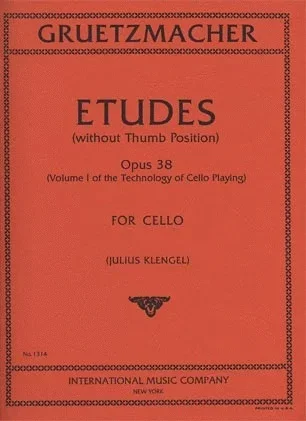 Gruetzmacher (Klengel): Etudes, Op.38, Vol.I (cello)