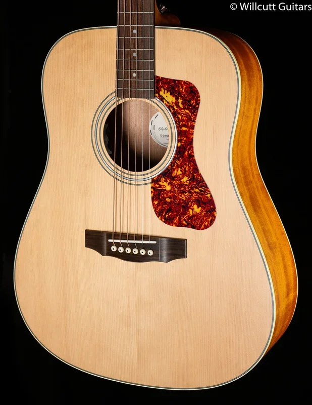 Guild D-240E LTD Flamed Mahogany Natural