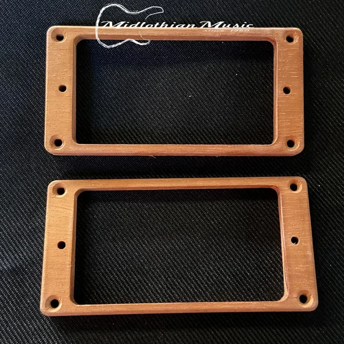 Guilford Guitars – Flat Mahogany Pickup Rings w/Light Stain – Guitar Accessories