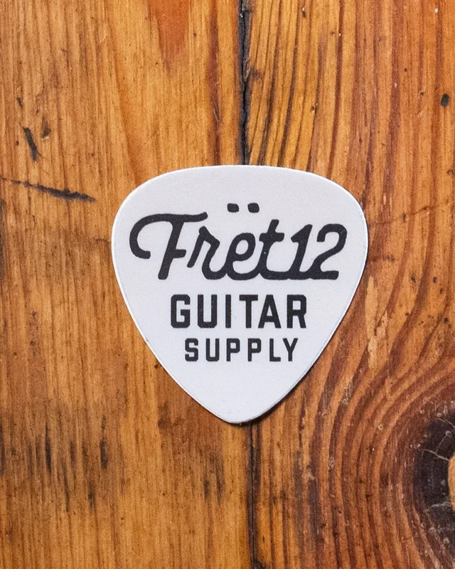 GUITAR PICK – BONE – STICKER