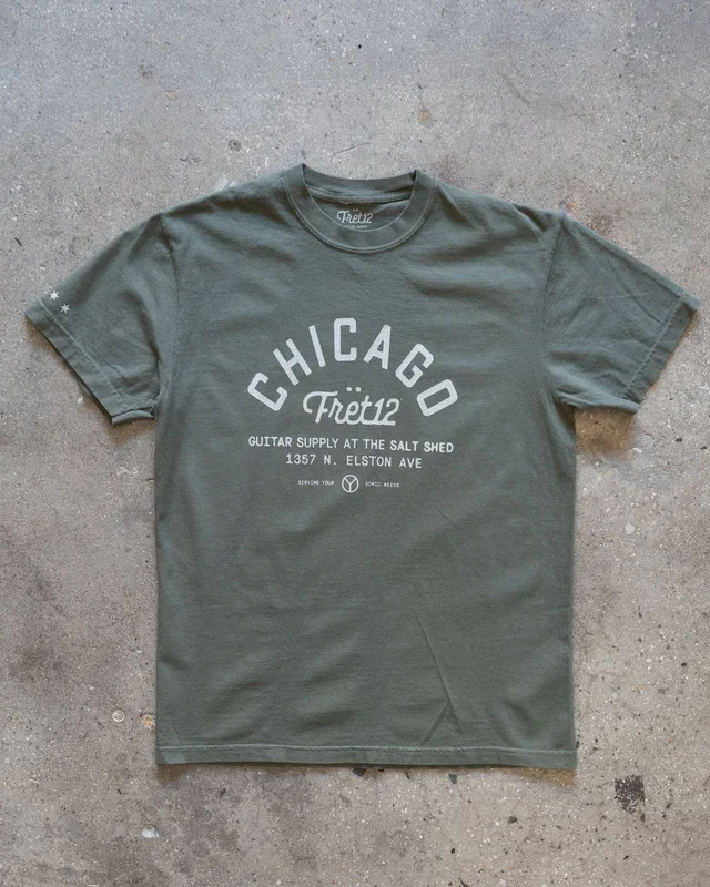 GUITAR SUPPLY AT THE SALT SHED TEE – Sage