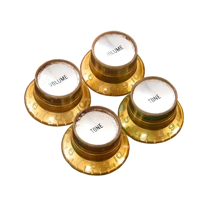 GuitarSlinger Gold Reflector Knobs Set