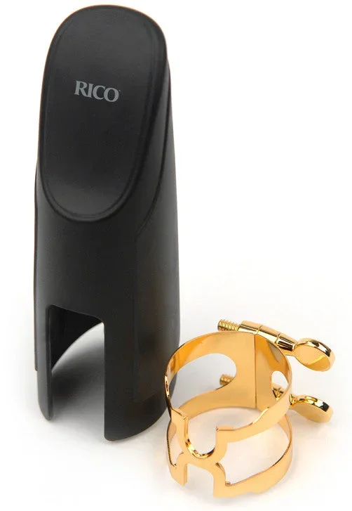 H-Ligature & Cap, Baritone Sax, Gold-plated (fits Graftonite mouthpieces)