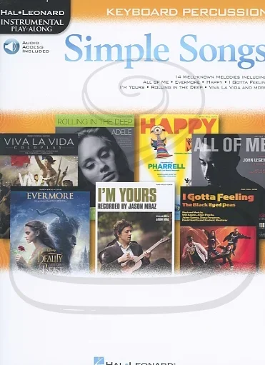 Hal Leonard Instrumental Play-Along: (collection) Simple Songs (keyboard percussion)(audio access) Hal Leonard
