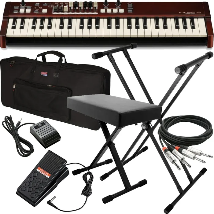 Hammond M-solo Organ – Burgundy STAGE KIT