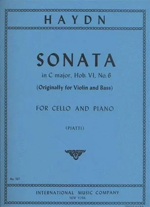 Haydn, Cello F.J.: Sonata in C Major (cello & piano)