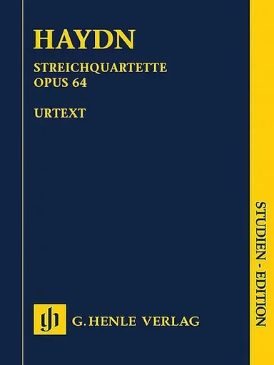 Haydn, F.J. (Feder, Saslav, Feder, ed.)” String Quartets Vol. 8, Op. 64, “Second Tost Quartets”, Henle urtext (study score)