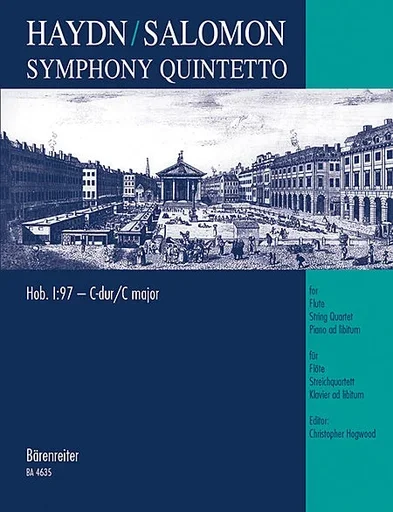 Haydn, F.J. (Hogwood): Hob 1:97 c-dur/c major (flute, 2 violins, viola, cello, piano) Barenreiter