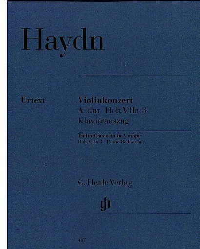 Haydn, F.J. (Lohmann/Thomas, ed.): Concerto in A major, Hob. VIIa: 3, urtext (violin & piano)