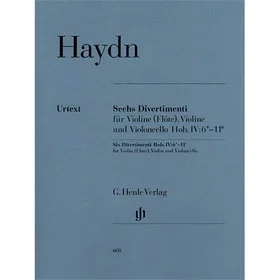 Haydn, F.J.: Six Divertimenti (violin, viola, and cello)