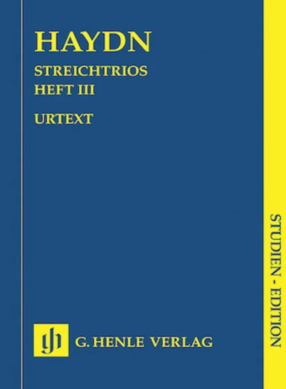 Haydn: String Trios – Volume 3 (study score) HENLE | Metzler Violins