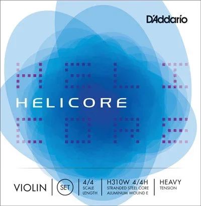 Helicore Violin String Set – Heavy Gauge – Aluminum E