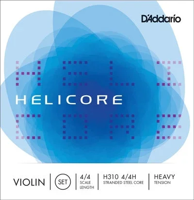 Helicore Violin String Set – Heavy Gauge – Tin-Plated Steel E