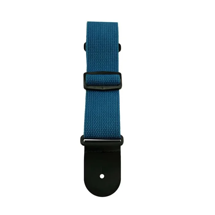 Henry Heller 2″ Cotton Guitar Strap – Blue