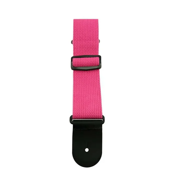 Henry Heller 2″ Cotton Guitar Strap – Fuscia