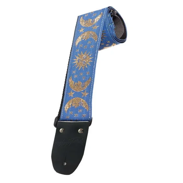 Henry Heller 2″ Deluxe Heller Vintage Series Jacquard Strap – Sun/Moon