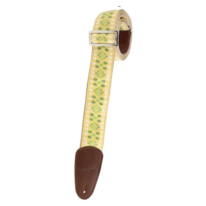 Henry Heller 2″ Jacquard Deluxe Strap – Yellow