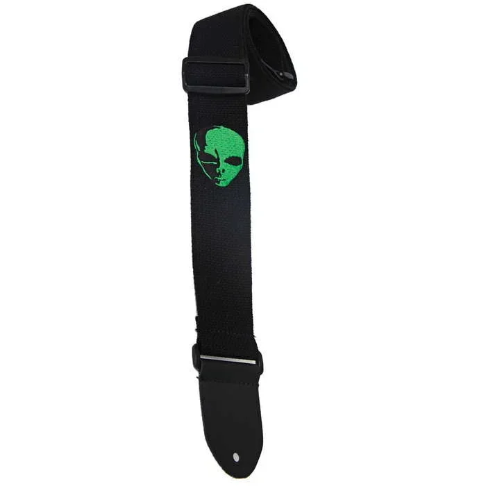 Henry Heller 2″ Woven Cotton Guitar Strap – Alien