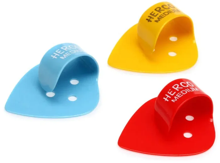 Herco HE112P Flat/Thumbpicks Medium Gauge, Player’s Pack