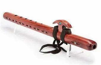High Spirits Kestrel Flute – High D – Walnut w/Turquoise