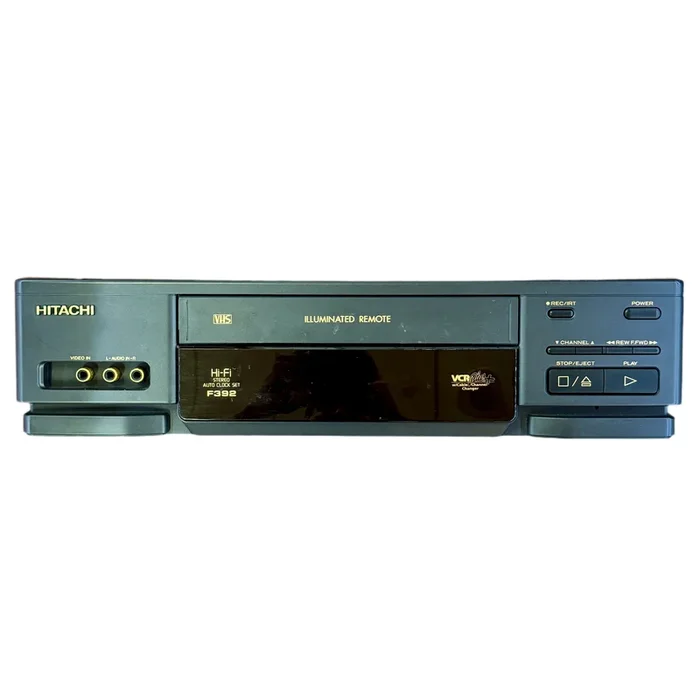 Hitachi VT-F392A VCR Video Cassette Recorder VHS Player w/ Remote