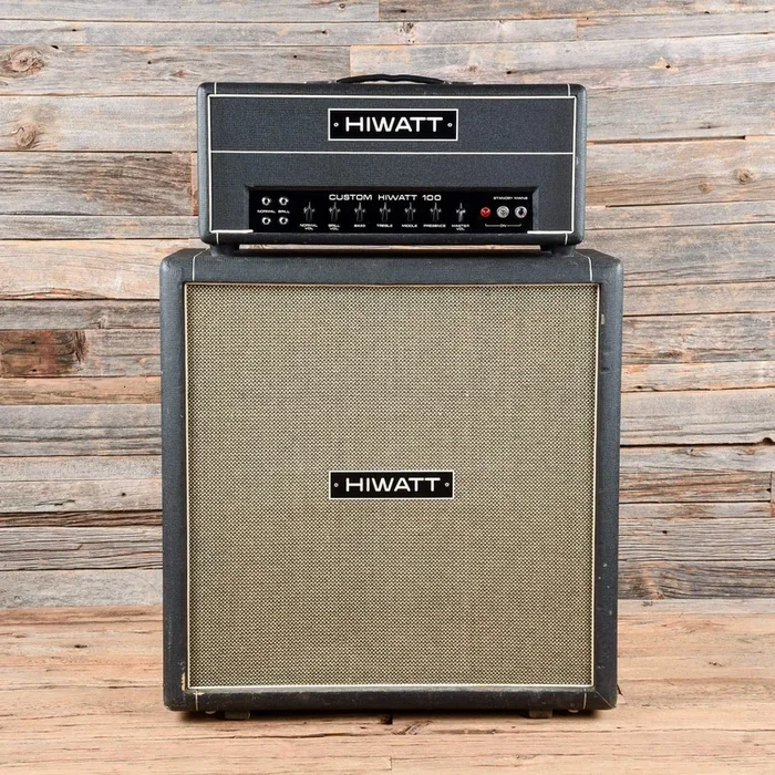 Hiwatt DR103 Head w/4×12 Cabinet 1972