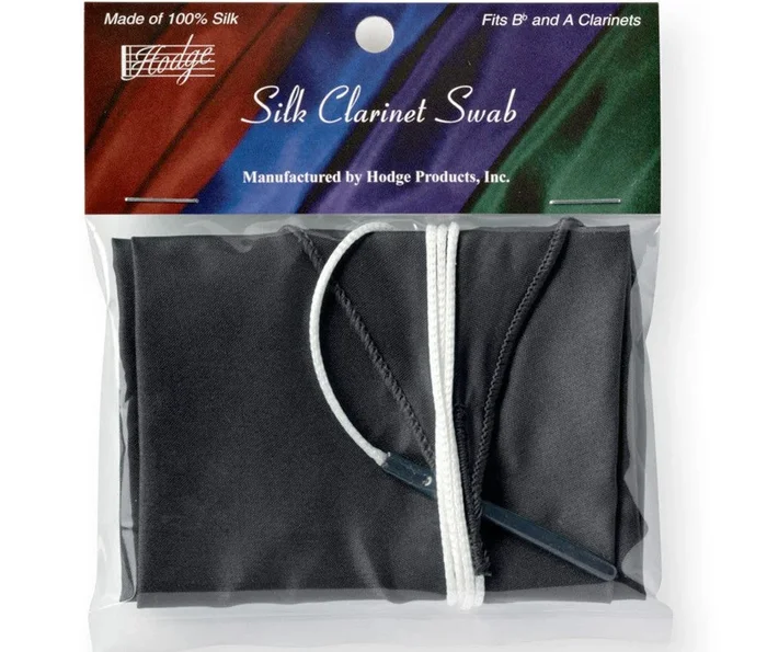 Hodge Clarinet Silk Swab – Black