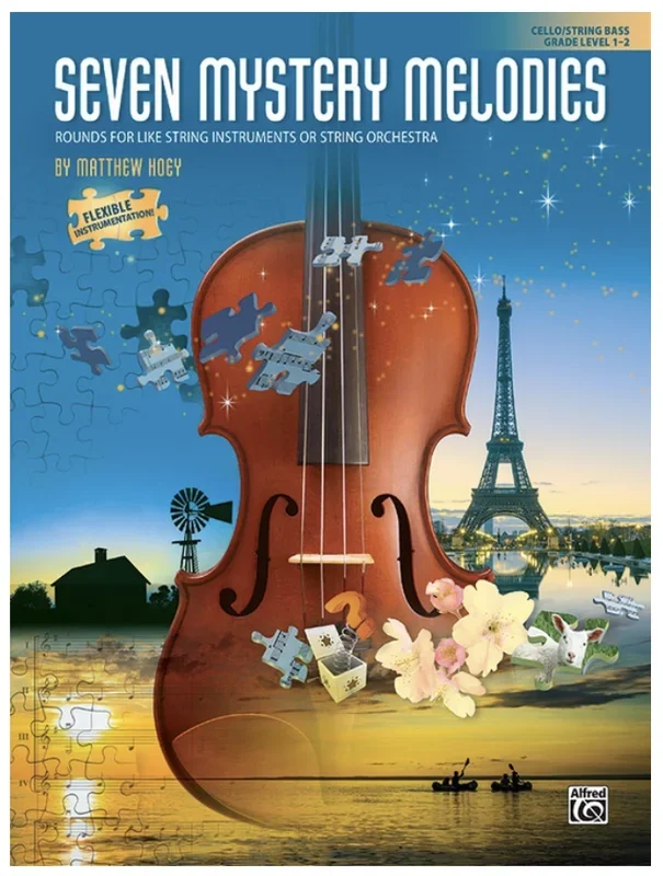 Hoey: Seven Mystery Melodies- Grade Level 1-2 (cello/bass) ALFRED