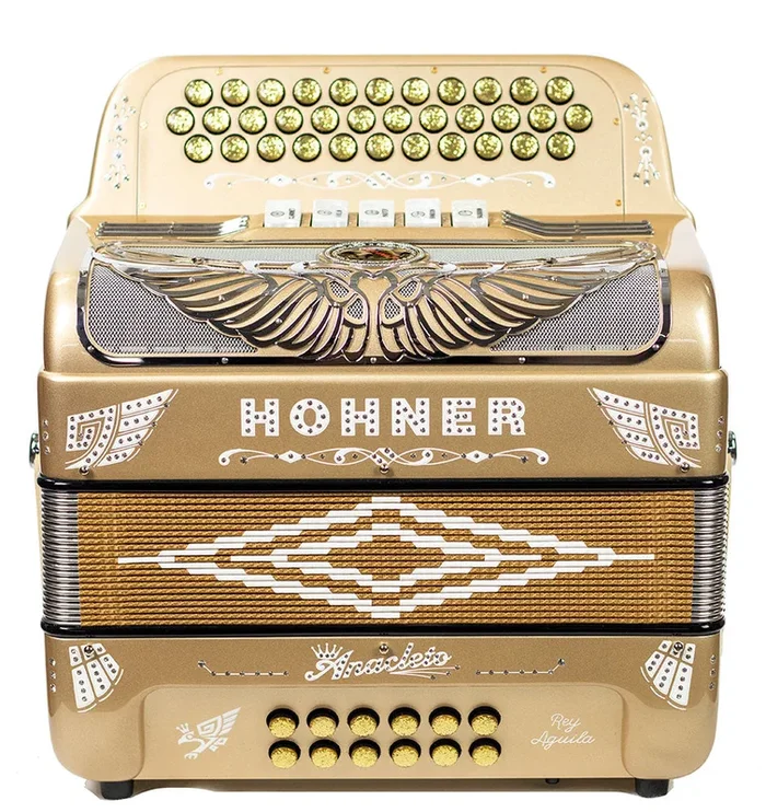 Hohner Anacleto Rey Aguila III 5 Switch EAD Gold Chrome