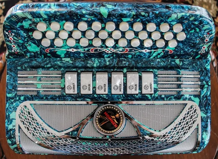 Hohner Anacleto Rey Del Norte GCF/EAD Green Stone