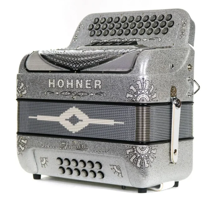 Hohner Anacleto Rey Del Norte III 5S FBE Compact Silver