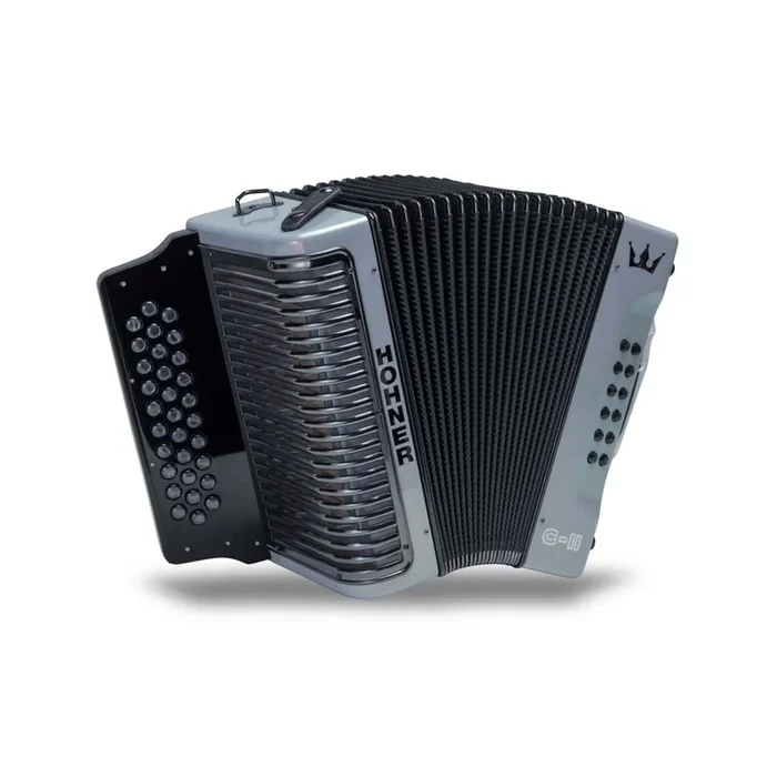 Hohner Corona C-II Accordion FBE Silver Rainbow