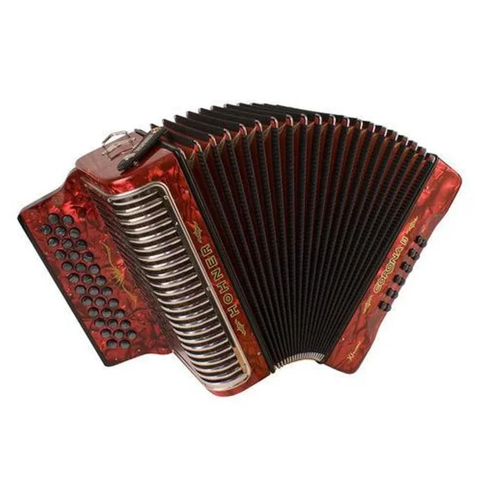 Hohner Corona II Xtreme Accordion EAD Red