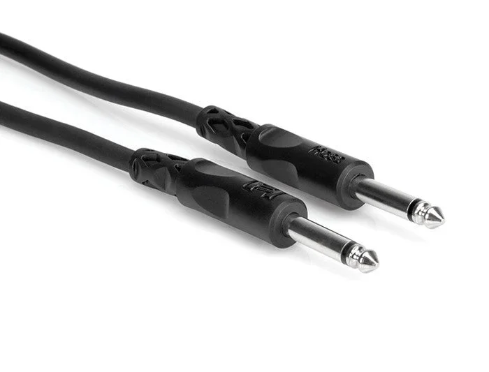 Hosa CPP-103 Unbalanced Interconnect 1/4″ TS to 1/4″ TS – 3′