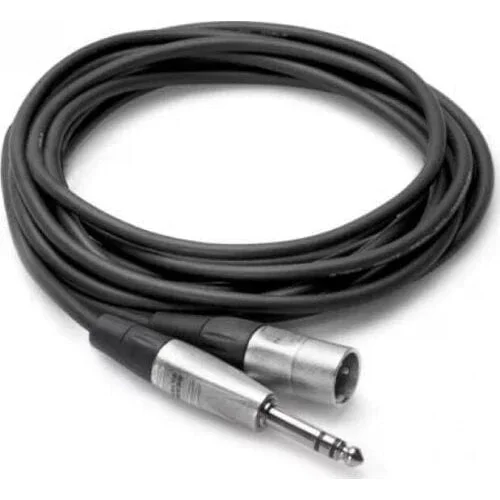Hosa Pro Balanced Interconnect | 1/4″ TRS to Male XLR | 20ft