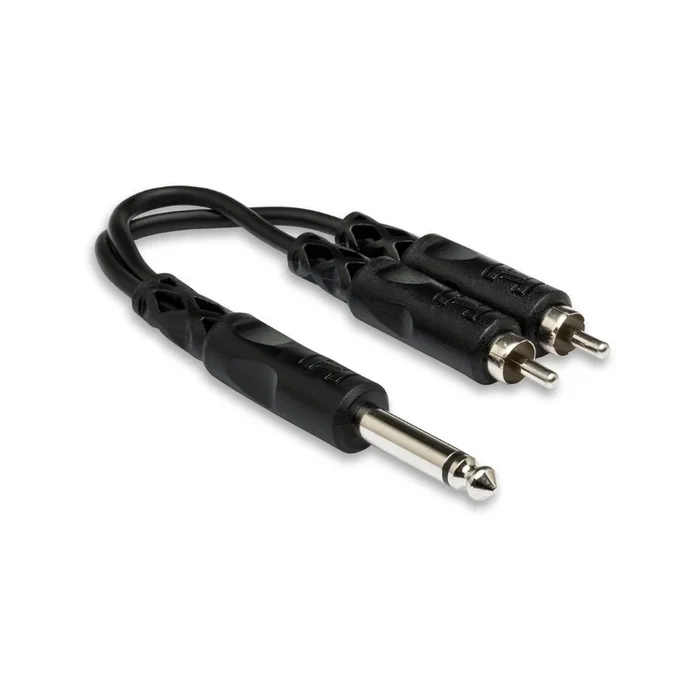 Hosa Technology 1/4 in TS to Dual RCA Y Cable