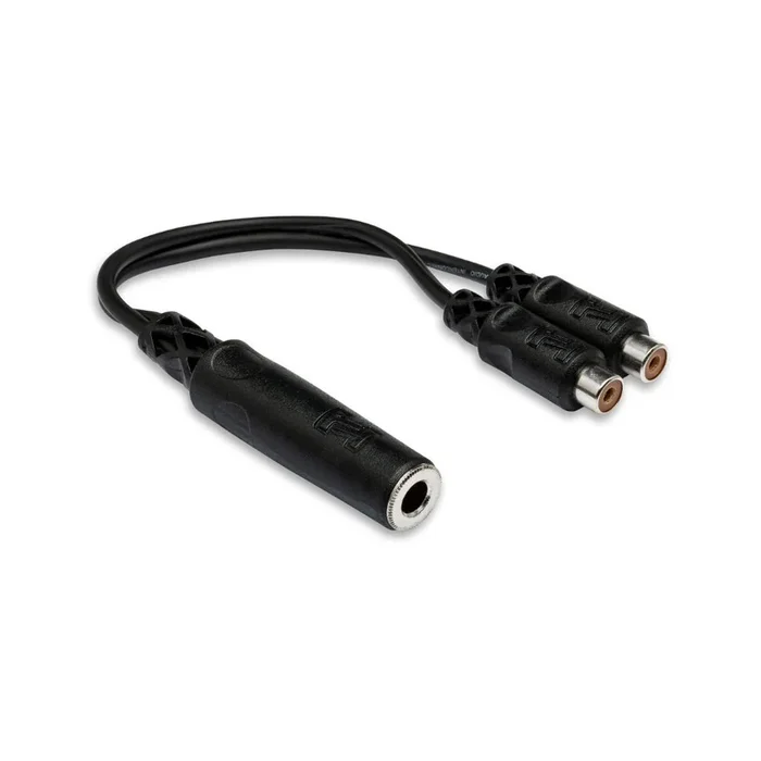 Hosa Technology 1/4 in TSF to Dual RCAF Y Cable