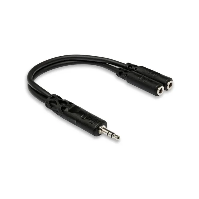Hosa Technology 3.5 mm TRS to Dual 3.5 mm TRSF Y Cable